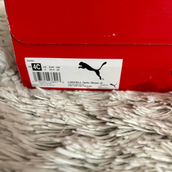 Orange Kids Sneakers NWB Size 4C NWB - Picture 3 of 3